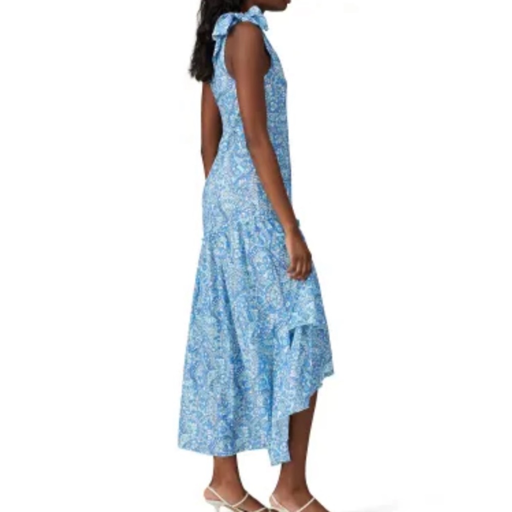 Paloma Blue blue floral maxi dress one shoulder - Picture 11 of 11